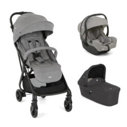 Poussette TRIO Tourist + I-gemm 3 Pebble + Nacelle Ramble Shale - JOIE