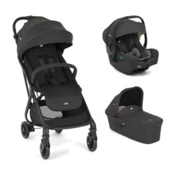 Poussette TRIO Tourist + I-gemm 3 + Nacelle Ramble Shale - JOIE