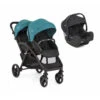 Joie Pack Duo Poussette Evalite Double Capri + Siège Auto I-gemm 3 Pavement