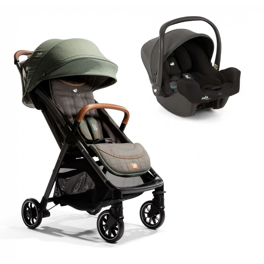 Joie Pack Duo Poussette Parcel Signature Pine + Siège Auto I-snug 2 Shale 1 Joie Pack Duo Poussette Parcel Signature Pine + Siège Auto I-snug 2 Shale