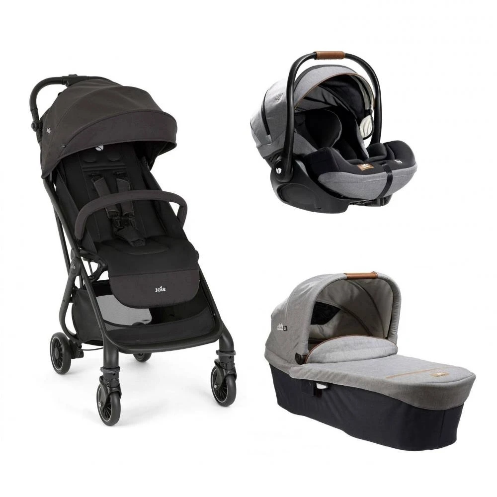 Joie Pack Trio Poussette Tourist Shale + Siège Auto I-level Recline Signature Carbon + Nacelle Ramble Signature Xl Carbon 1 Joie Pack Trio Poussette Tourist Shale + Siège Auto I-level Recline Signature Carbon + Nacelle Ramble Signature Xl Carbon