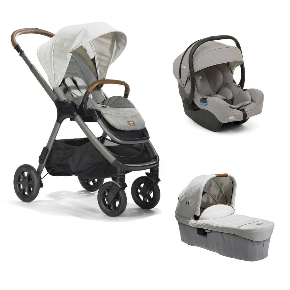 Joie Pack Trio Poussette Finiti Signature Oyster + Siège Auto I-gemm 3 Pebble + Nacelle Ramble Signature Xl Oyster 1 Joie Pack Trio Poussette Finiti Signature Oyster + Siège Auto I-gemm 3 Pebble + Nacelle Ramble Signature Xl Oyster