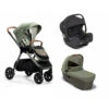Joie Pack Trio Poussette Finiti Signature Pine + Siège Auto I-gemm 3 Pavement + Nacelle Ramble Signature Xl Pine