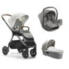 Joie Pack Trio Poussette Finiti Signature Oyster + Siège Auto I-snug 2 Pebble + Nacelle Ramble Signature Xl Oyster