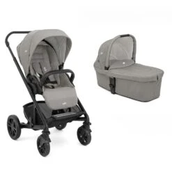 Joie Pack Duo Poussette Chrome Pebble + Nacelle Chrome Pebble